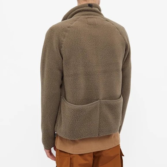 NEW Snow Peak Khaki Thermal Boa Fleece Jacket Small - Picture 5 of 7